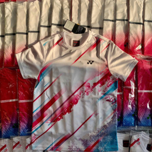 Áo Yonex Trắng Sọc